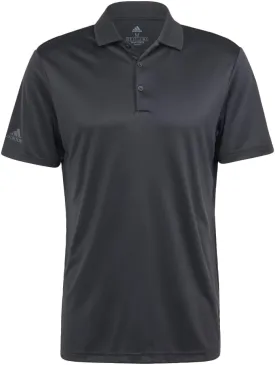 adidas Men's Performance Primegreen Polo Shirt, Black, Large