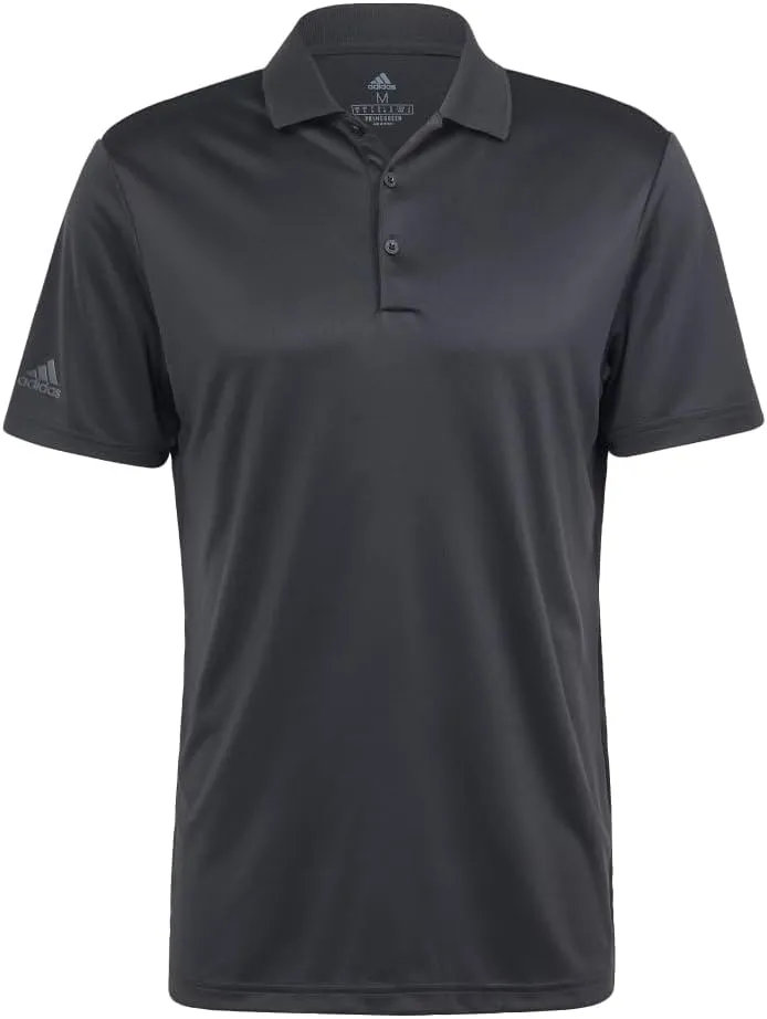 adidas Men's Performance Primegreen Polo Shirt, Black, Large