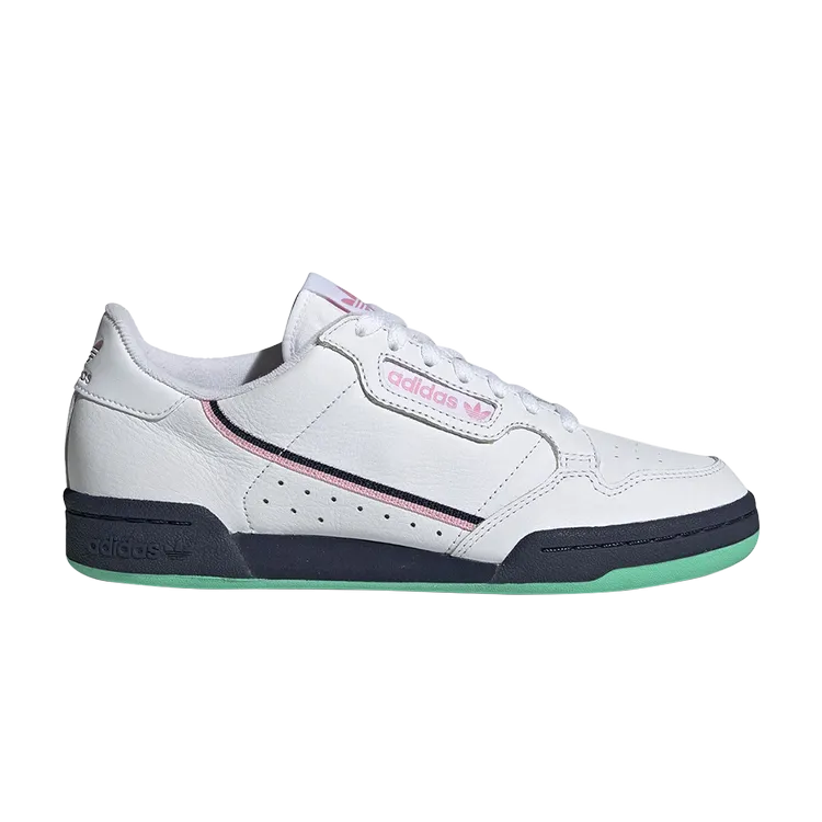 Adidas Wmns Continental 80 'White Navy Pink' sneakers, white