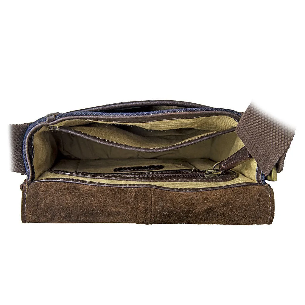 Aiden Small Canvas Leather Cross Body