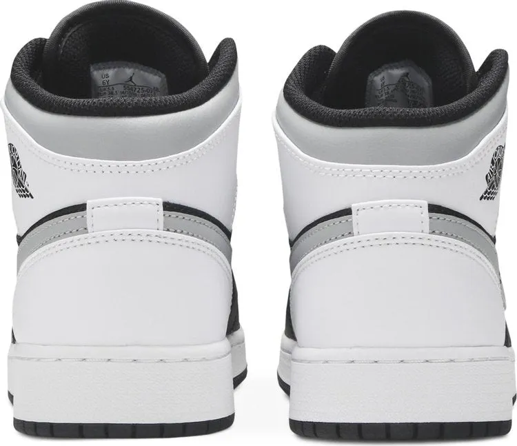 Air Jordan 1 Mid GS White Shadow sneakers, white