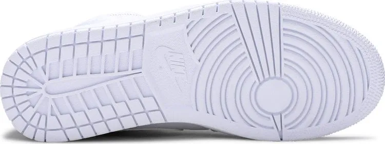 Air Jordan 1 Mid Triple White sneakers, white