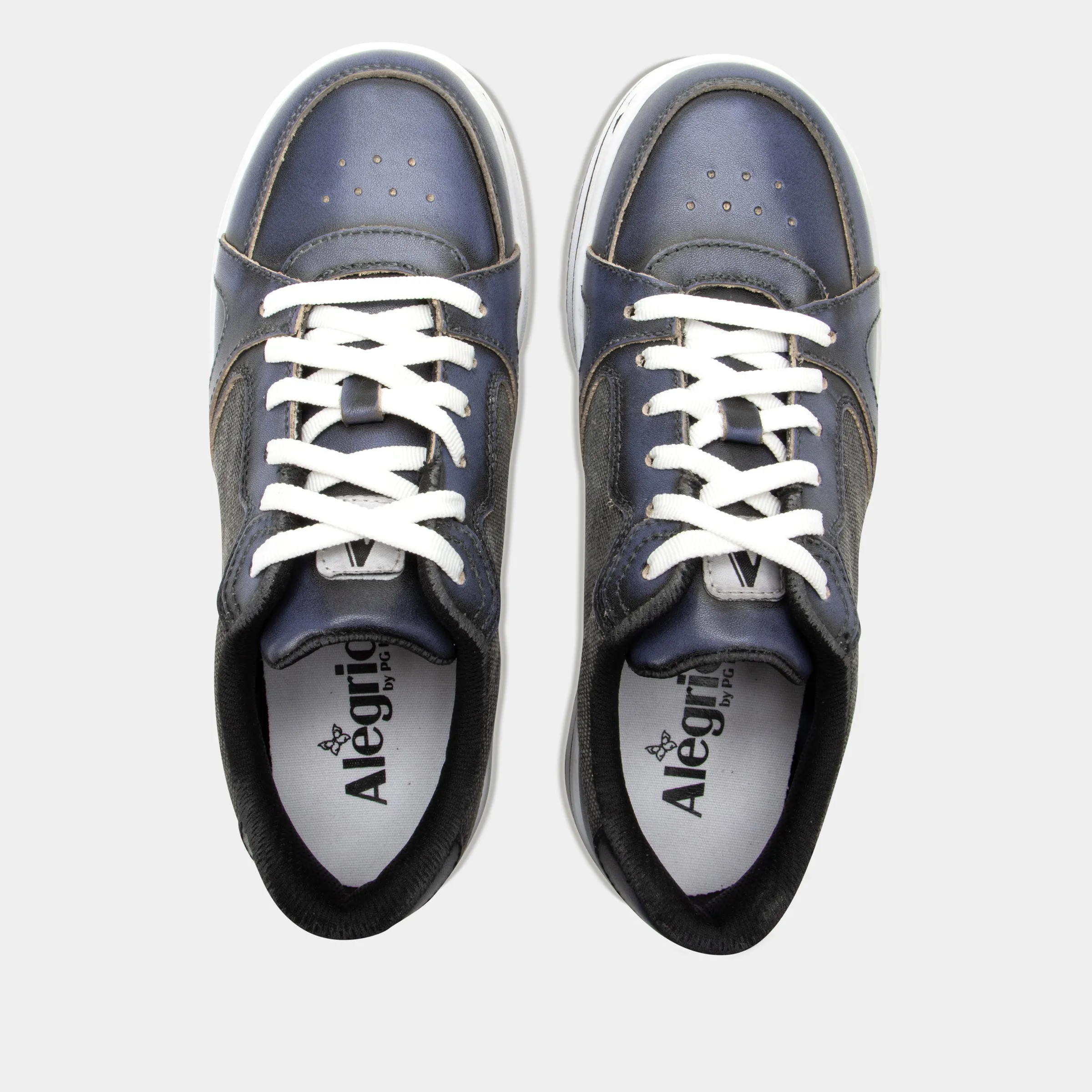 Alyster Blue Black Shoe