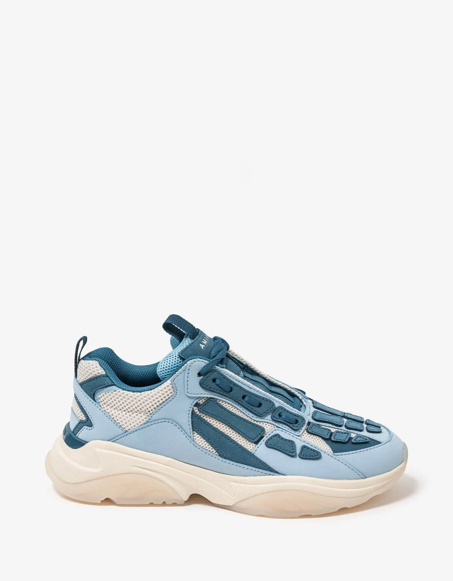 Amiri Bone Runner Blue & White Trainers