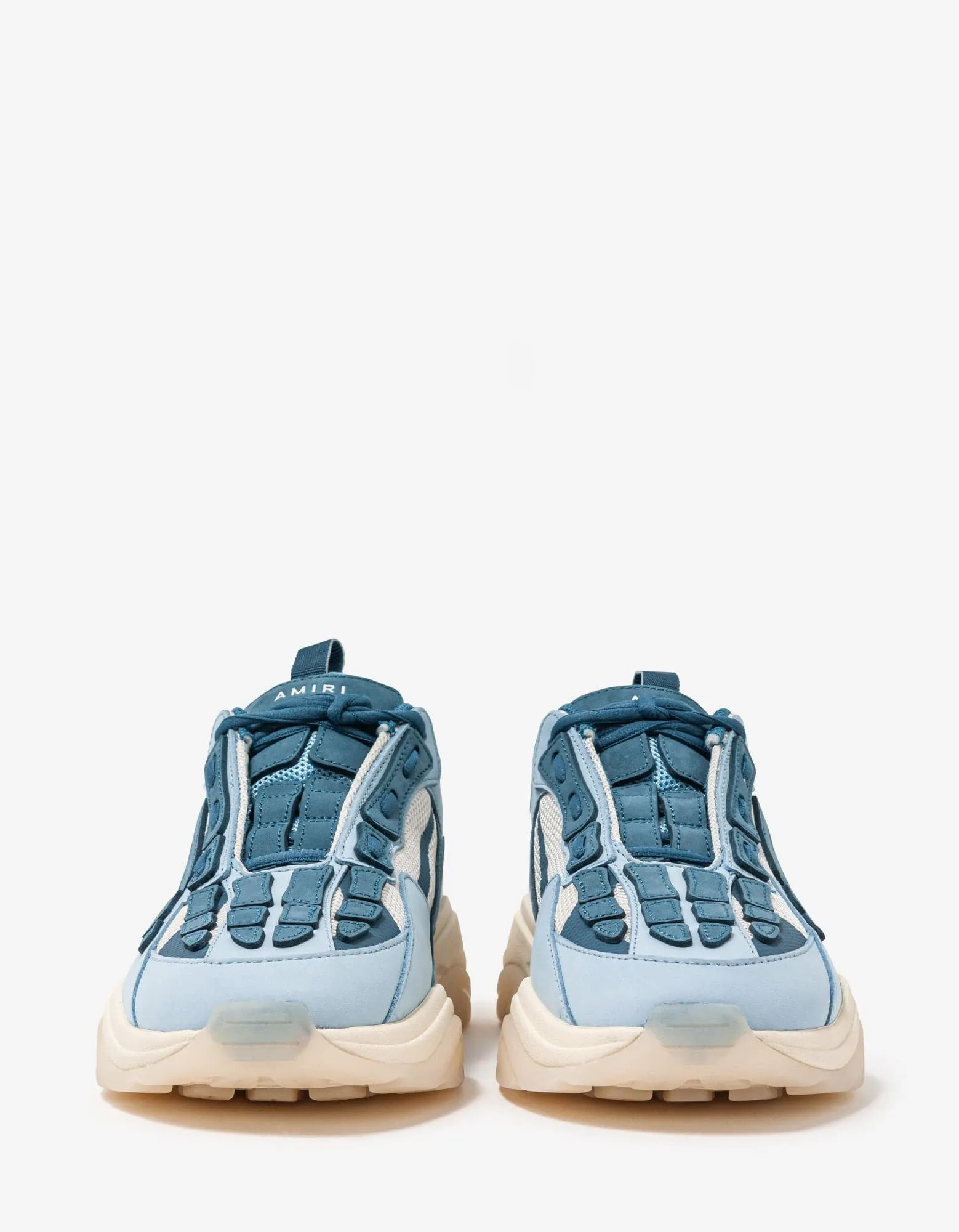 Amiri Bone Runner Blue & White Trainers