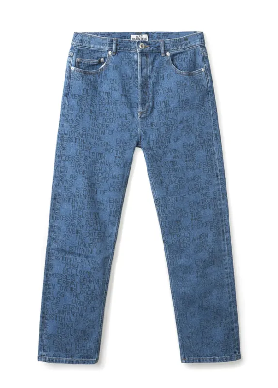 A.P.C. X Braindead Jeans Blue