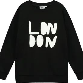 BEAU LOVES BLACK 'LONDON' RAGLAN SWEATER