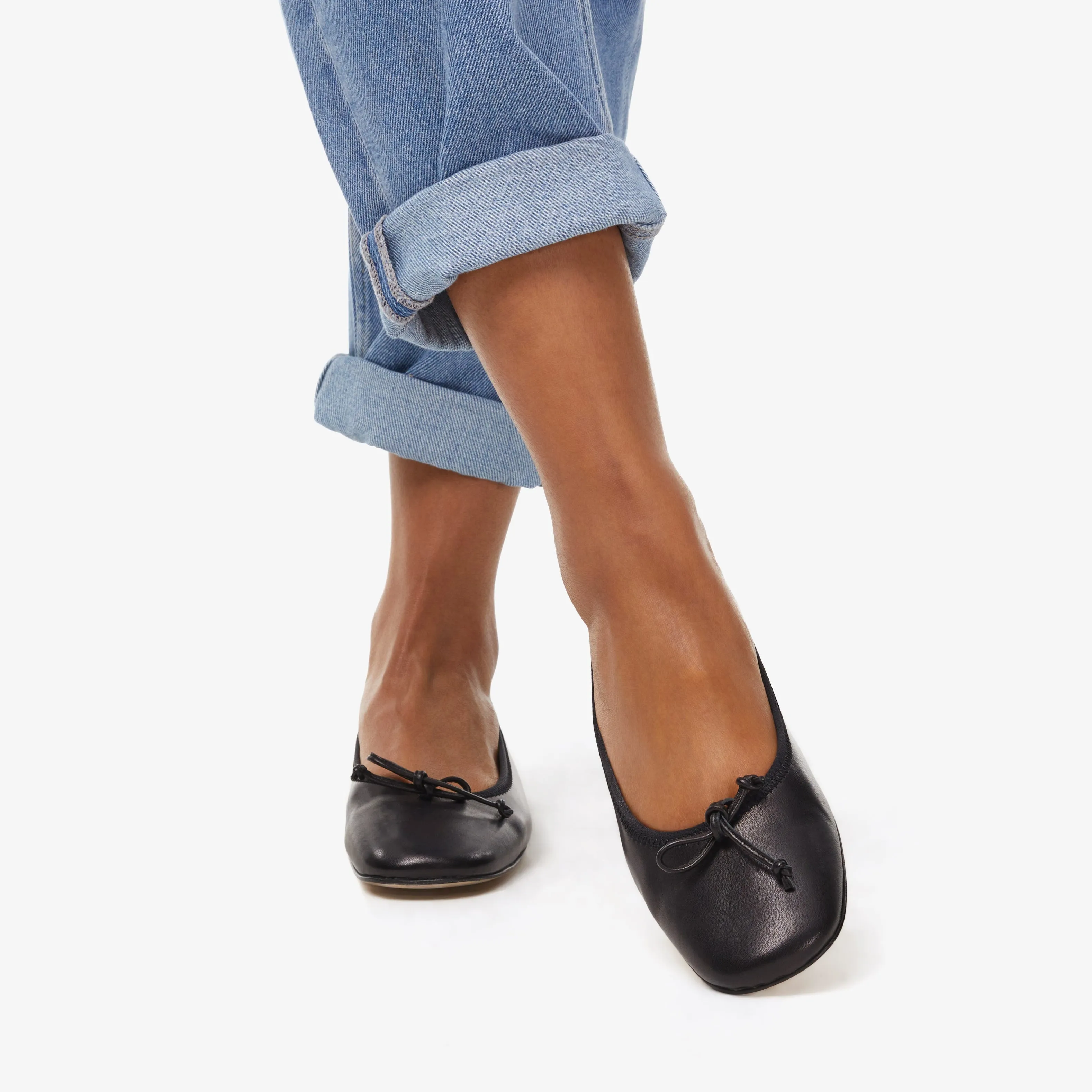 Bella Leather Ballet Flat