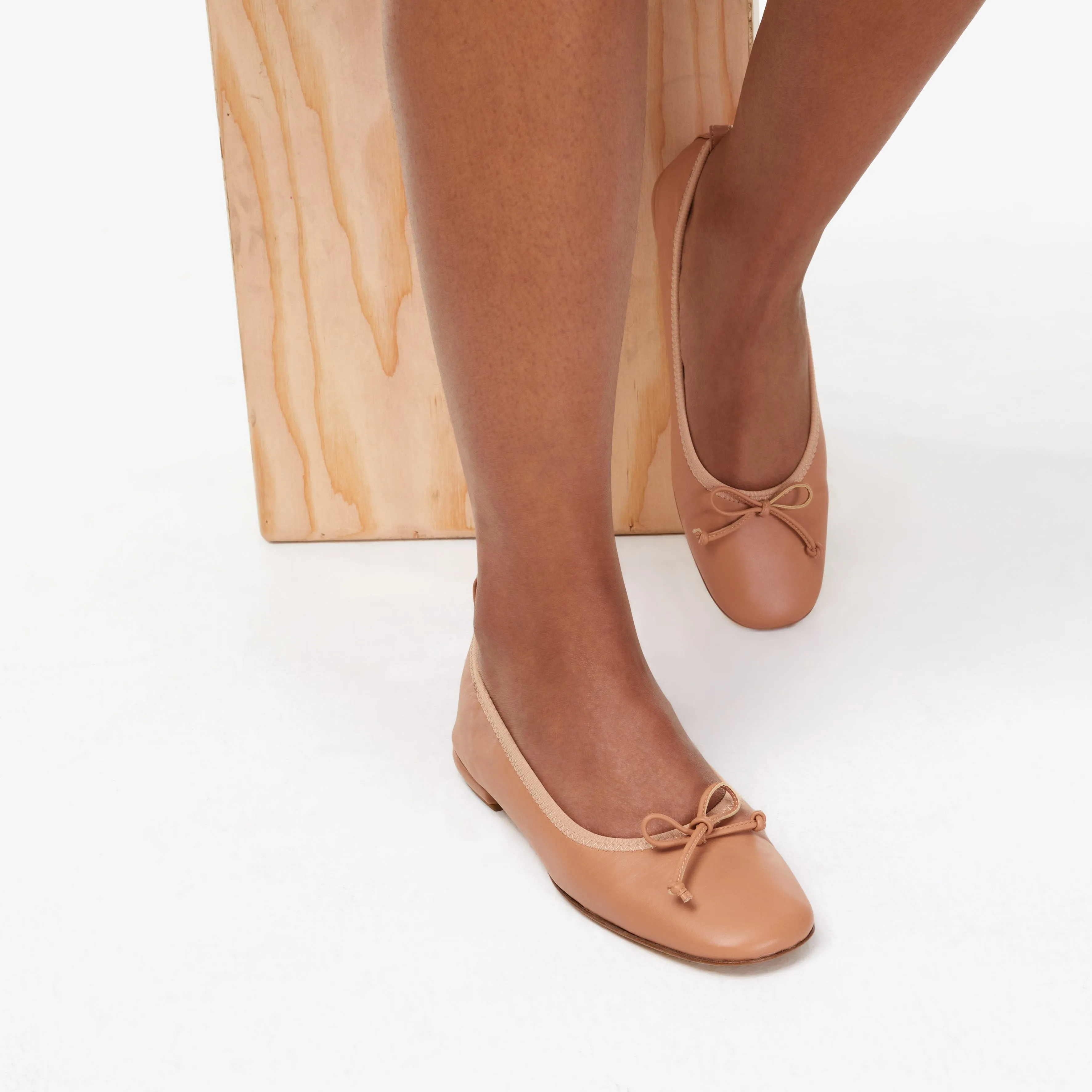 Bella Leather Ballet Flat