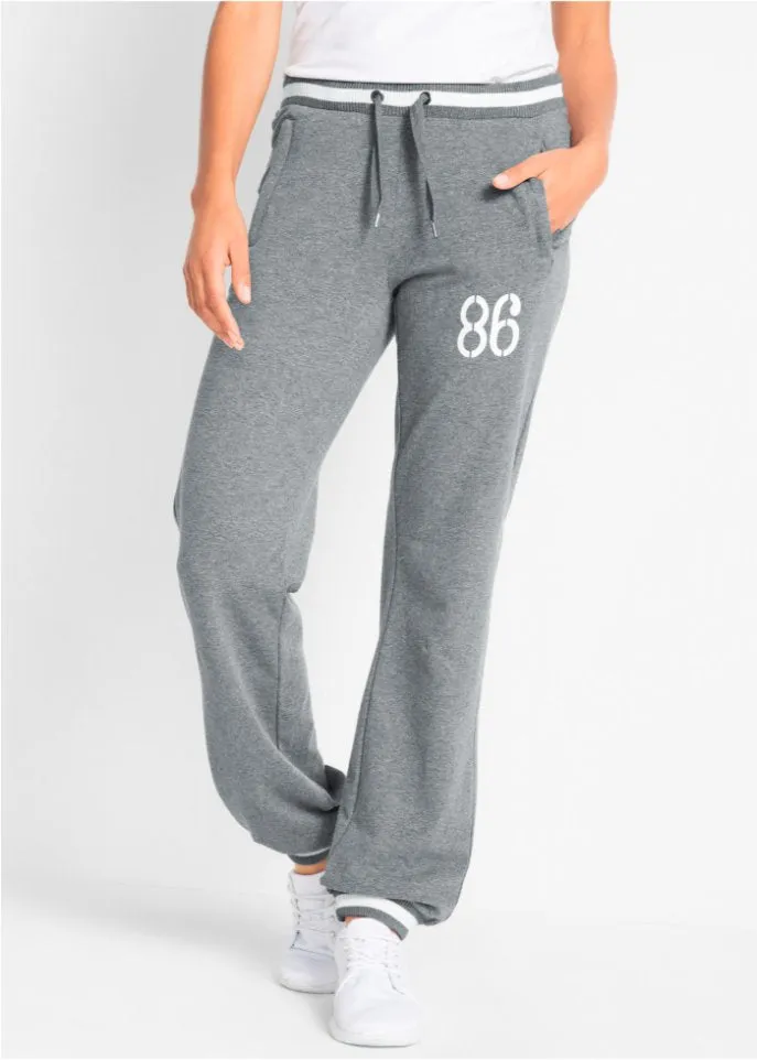 Bpc Bonprix Collection Sweatpants with Lockable Pockets, Gray