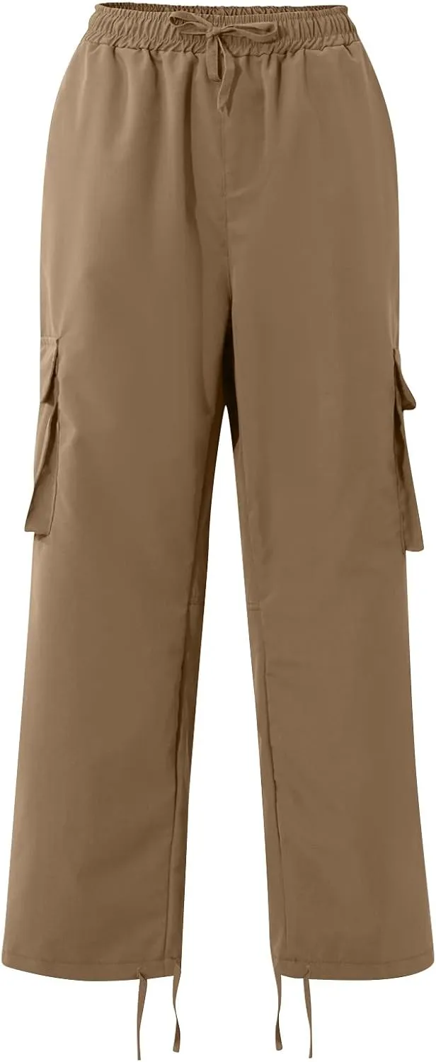 Cargo Pants for Men Lightweight Elastic Waist Joggers Casual Athletic Hiking Pants Multi Pockets 2025 Tactical Pants