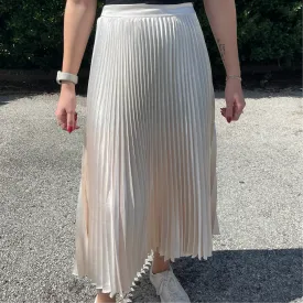 Cheers Midi Skirt- Champagne
