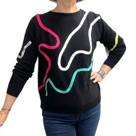 Colorful Ribbon Sweater
