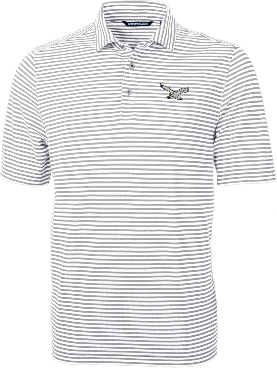 Cutter & Buck Men's NFL Virtue Eco Pique Micro Stripe Recycled Polo