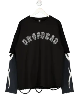 Dropdead Black Logo Sweater UK XXL