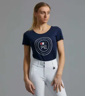 Fiero Ladies Cotton T-Shirt Navy