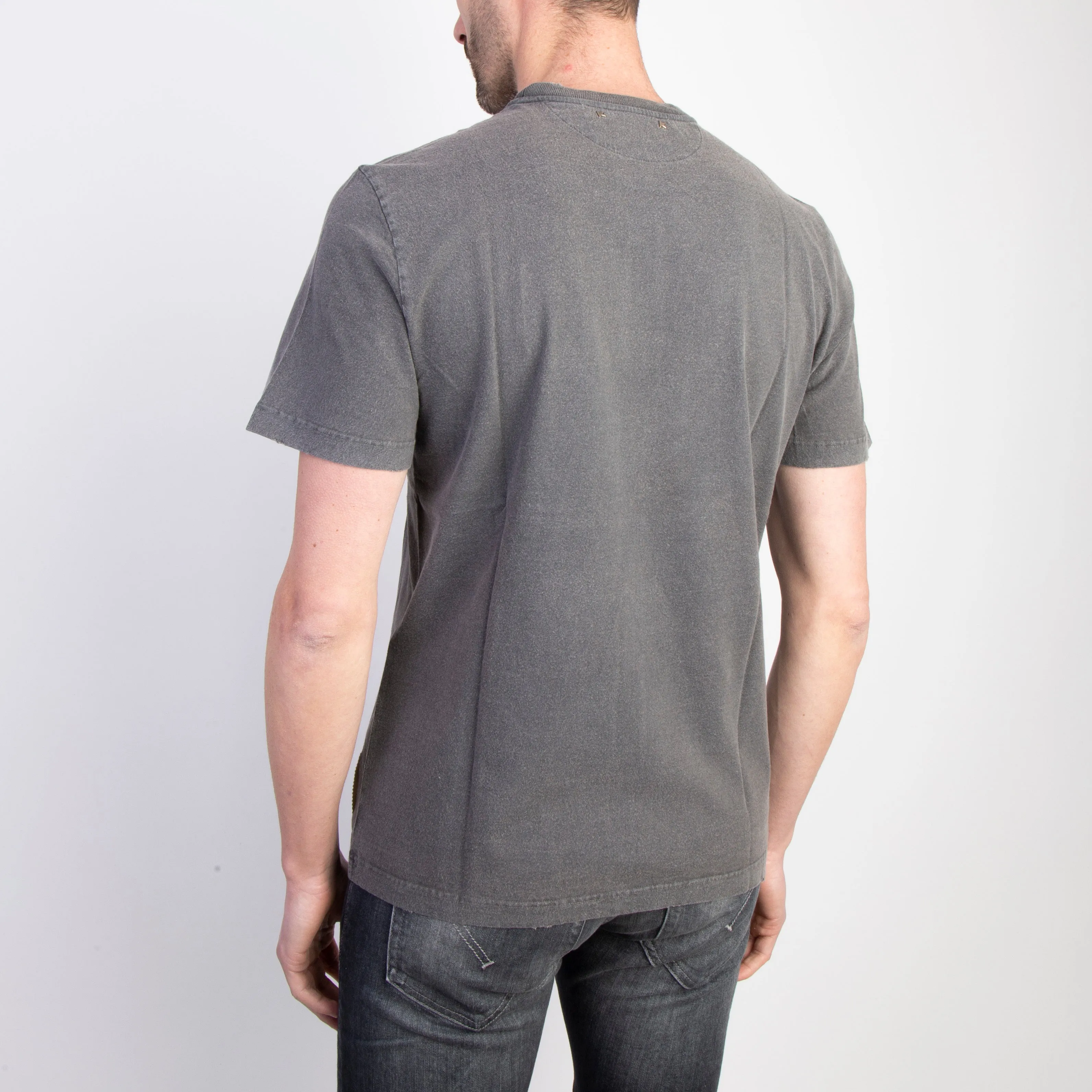 GOLDEN GOOSE T-SHIRT - T-SHIRT REGULAR S/S - ANTHRACITE