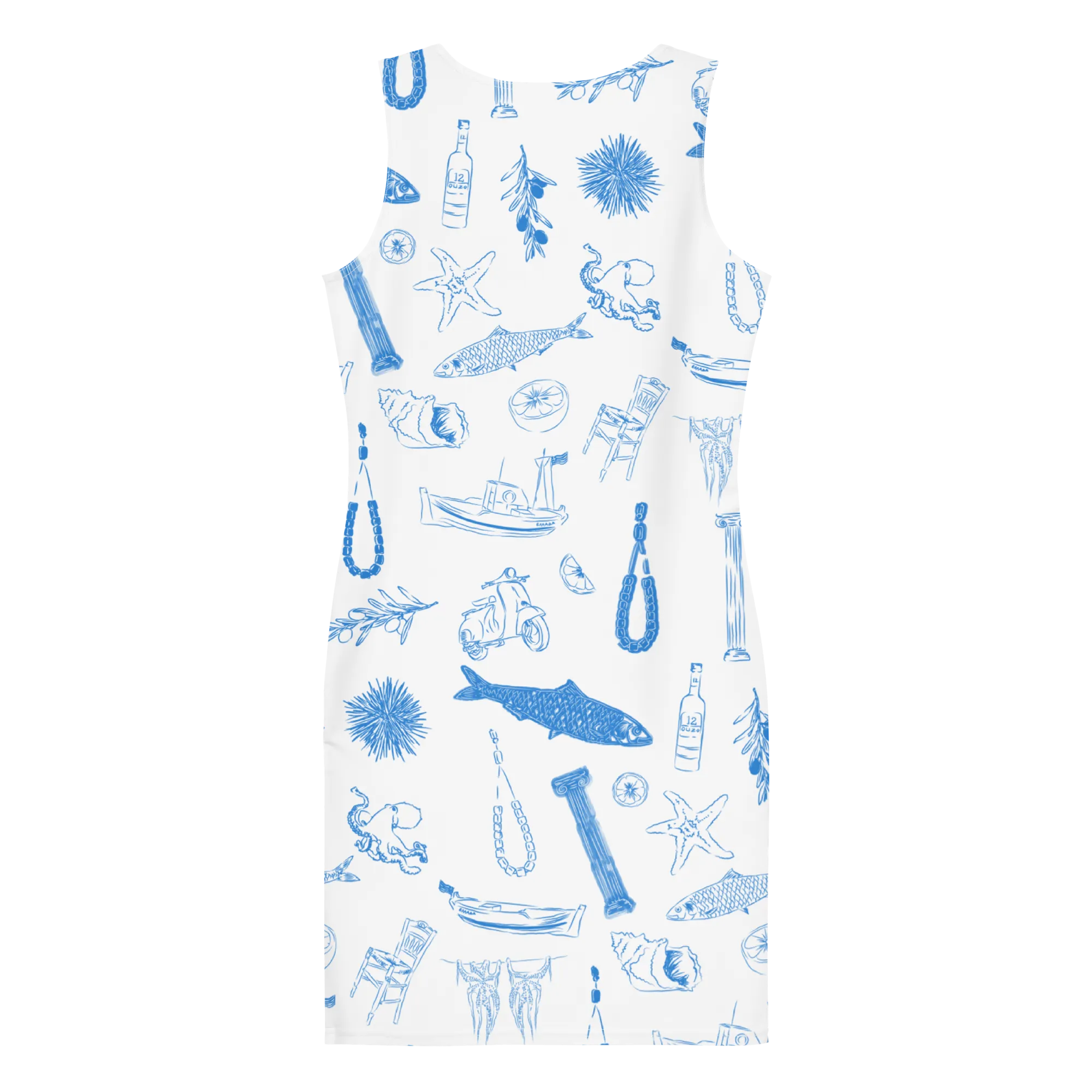 Greek Sardelles Bodycon dress