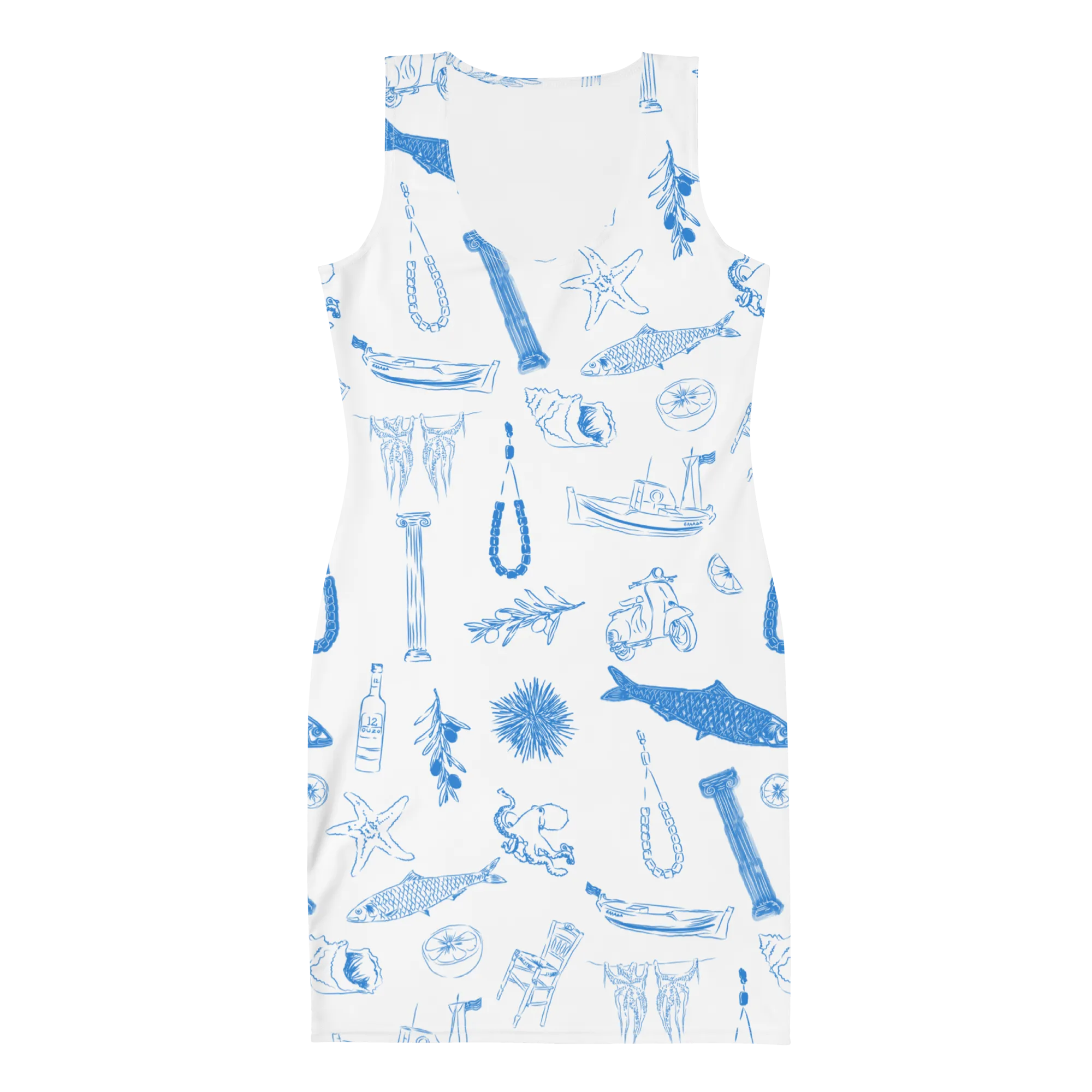 Greek Sardelles Bodycon dress