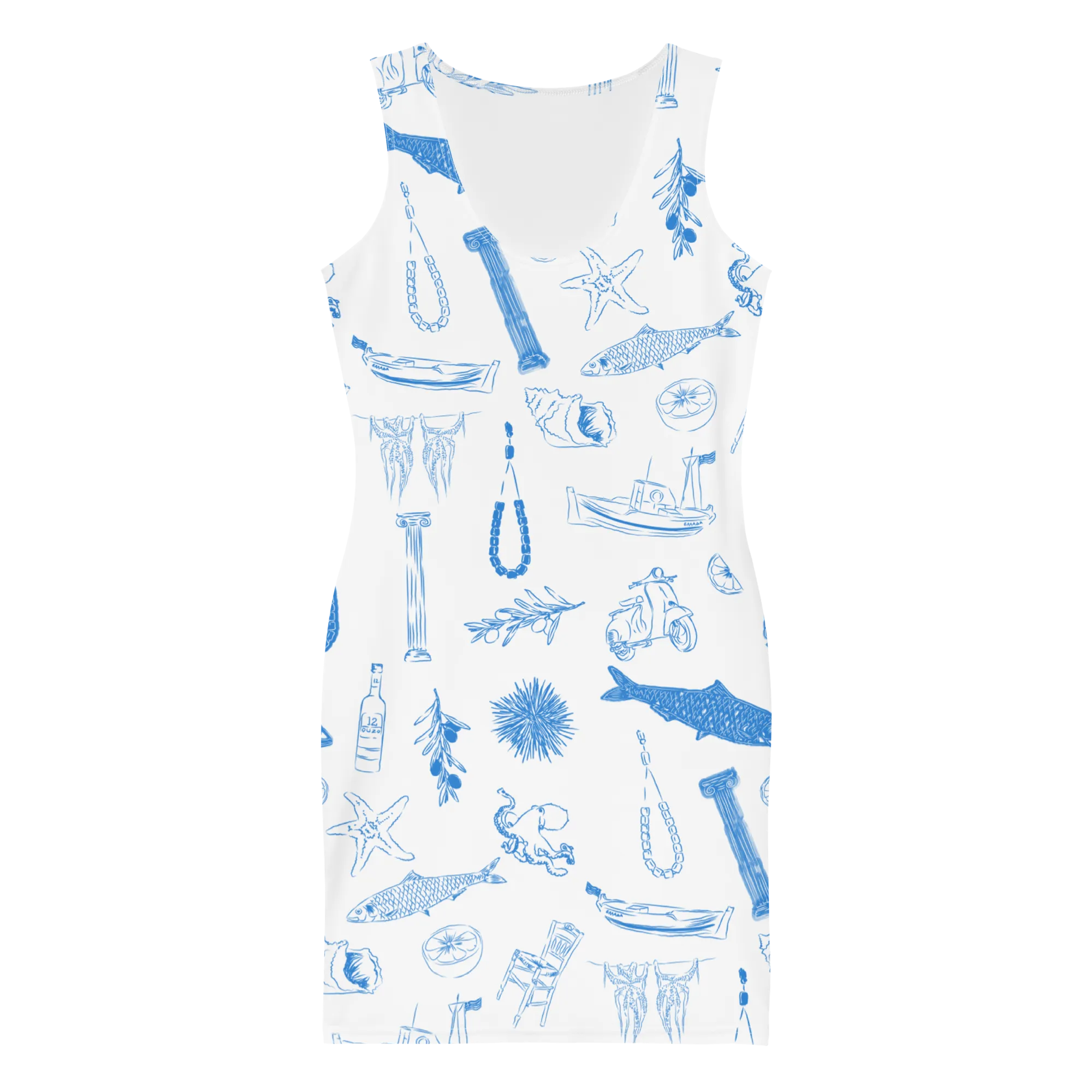 Greek Sardelles Bodycon dress