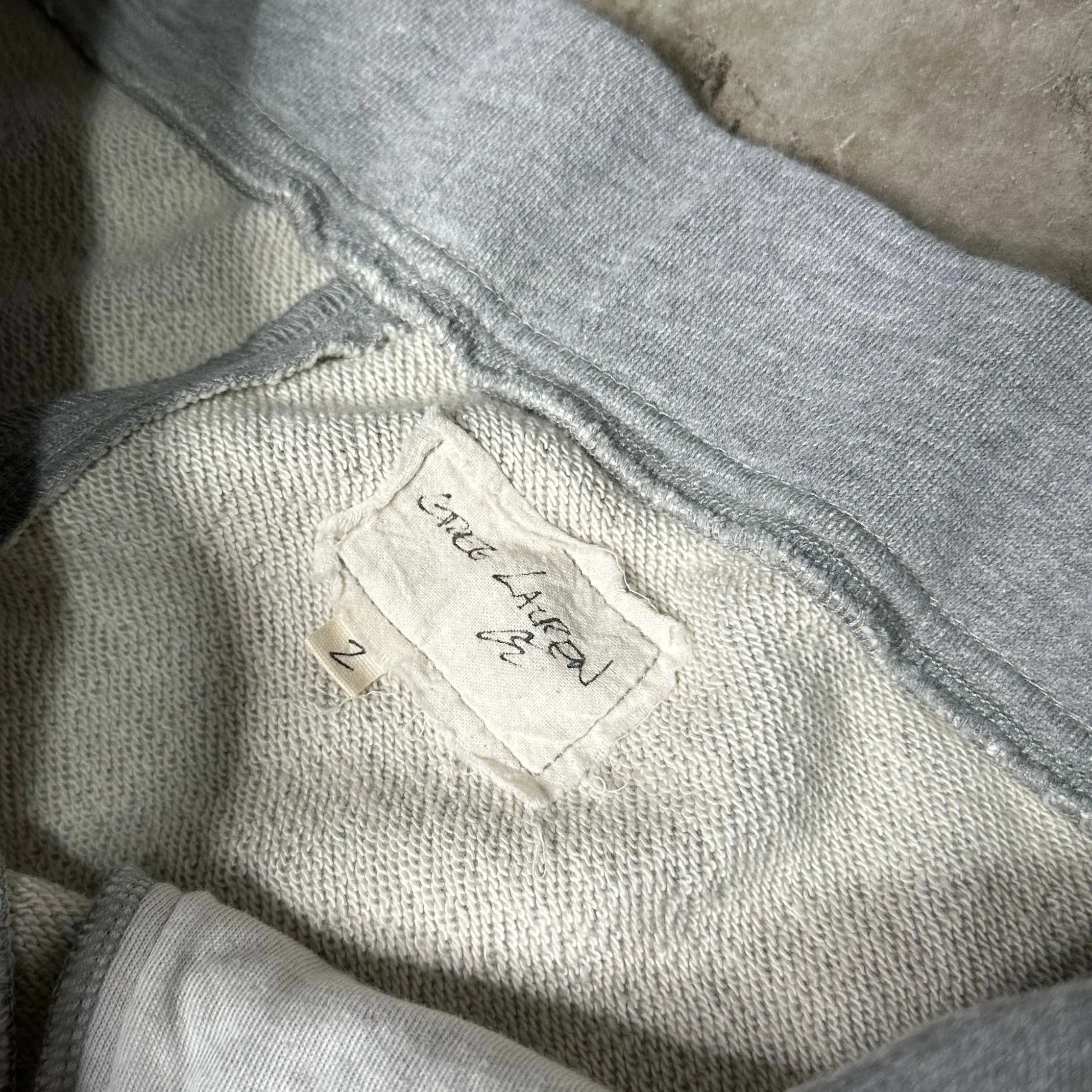 GREG LAUREN GRAY LOUNGE SWEATPANTS