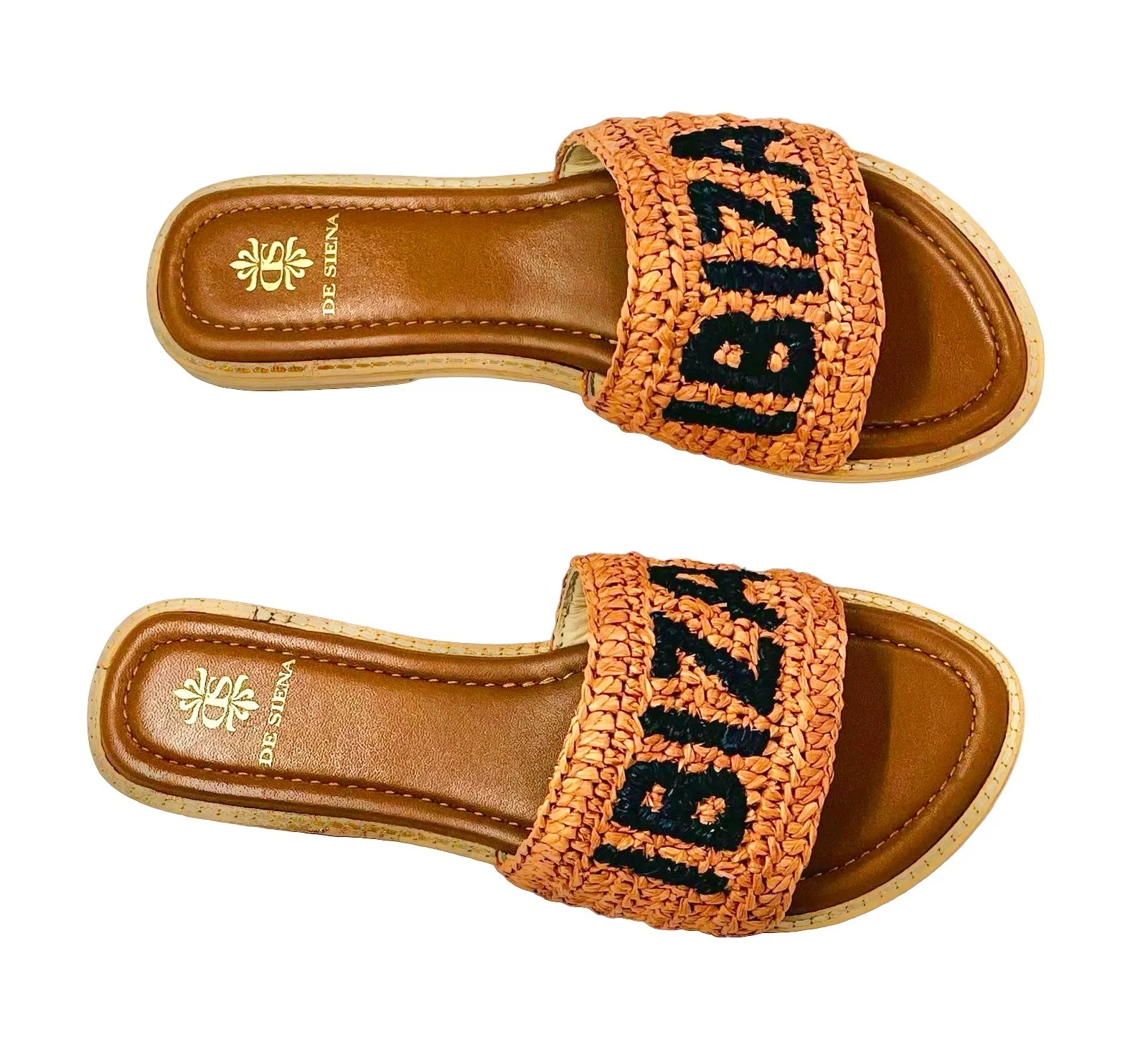 IBIZA  RAFFIA TOBACCO BLACK
