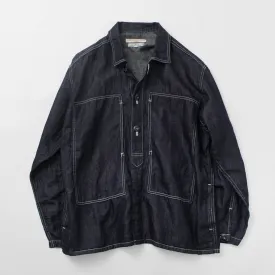 JAPAN BLUE JEANS（ジャパンブルージーンズ） 別注 RJB7090 コットンリネンデニム フェイクアーミープルオーバージャケット
