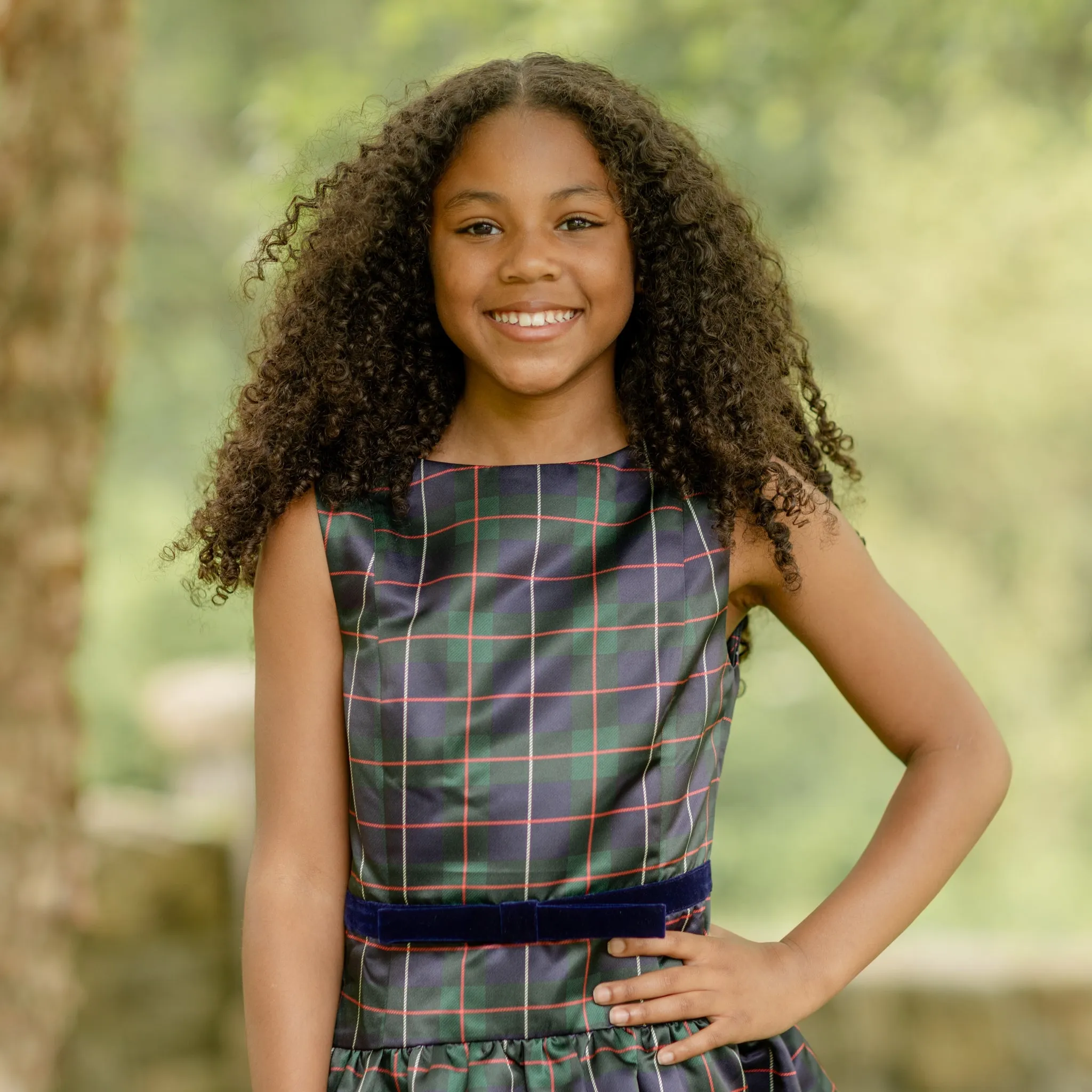 Kingsley Dress in Tenley Tartan