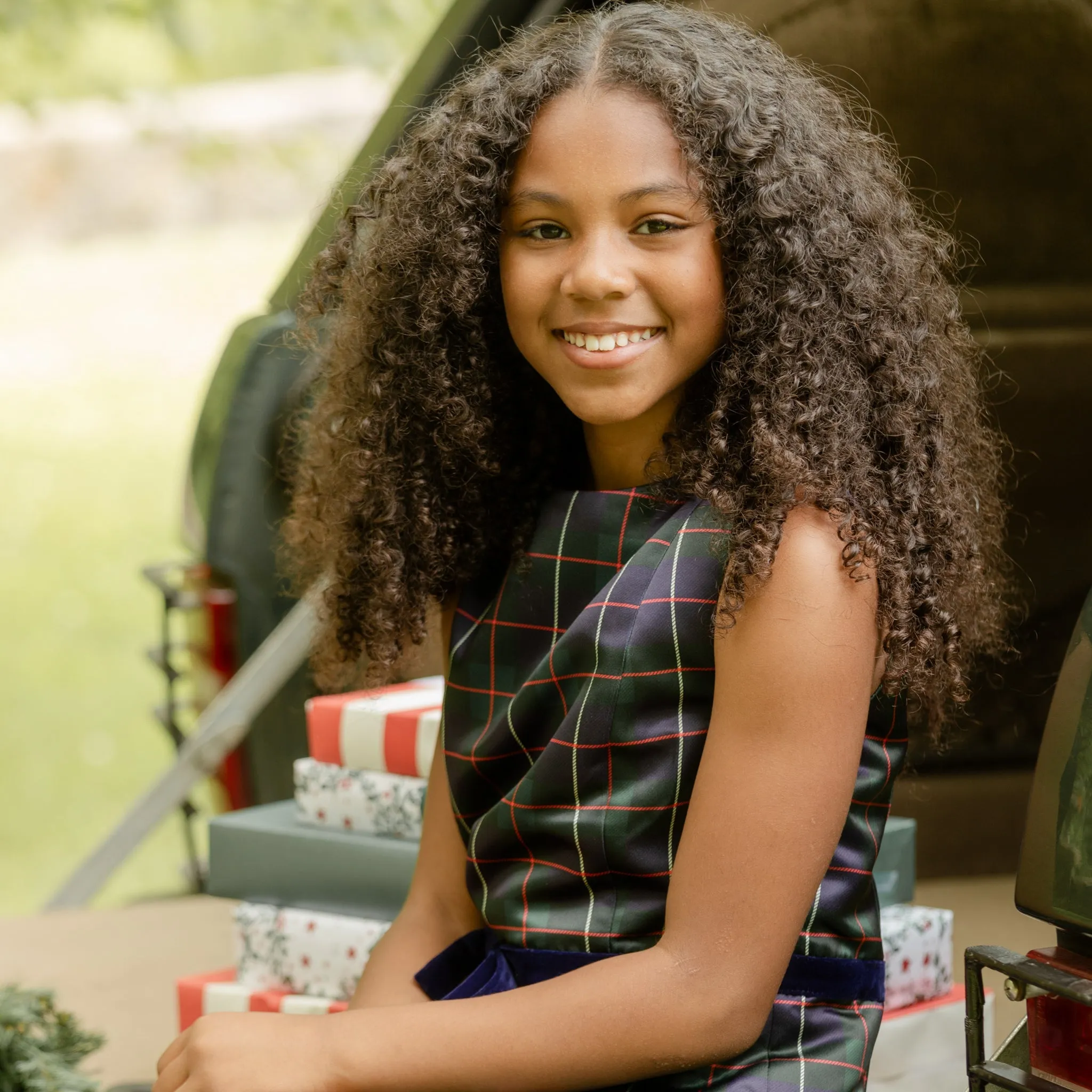 Kingsley Dress in Tenley Tartan