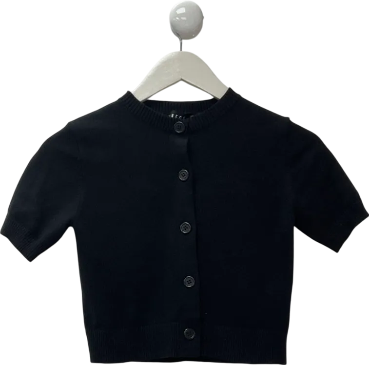 Lioness Black Short Sleeve Sweater UK XS