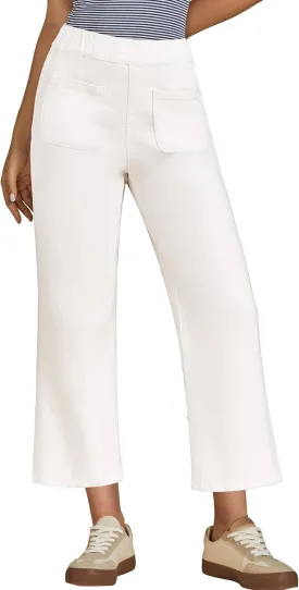 luvamia Wide Leg Jeans for Women Pull On Trendy High Waisted Cropped Jeans Denim Pants Stretchy Baggy with Patch Pockets