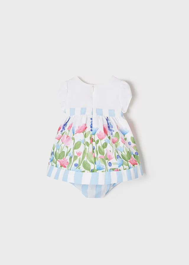 Mayoral 1868 096 - Blue Print Dress
