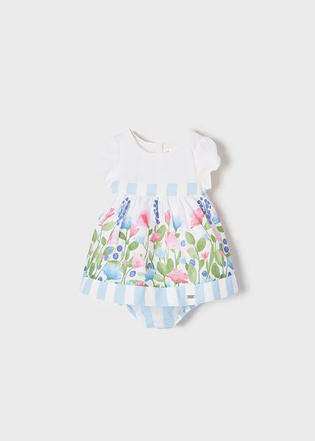 Mayoral 1868 096 - Blue Print Dress