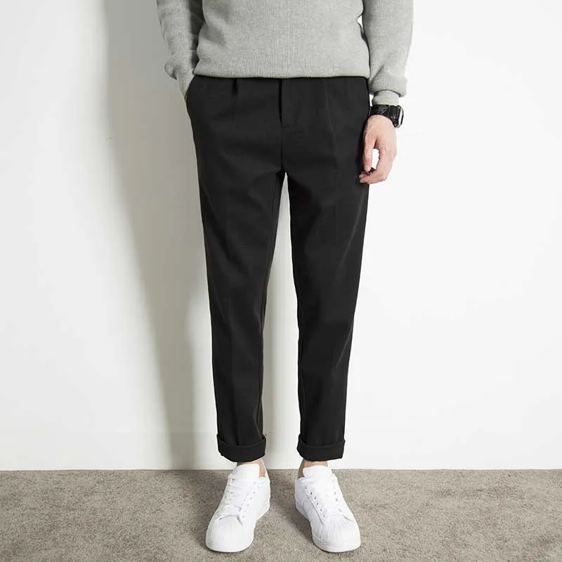 Men's Casual Straight Padded Pants