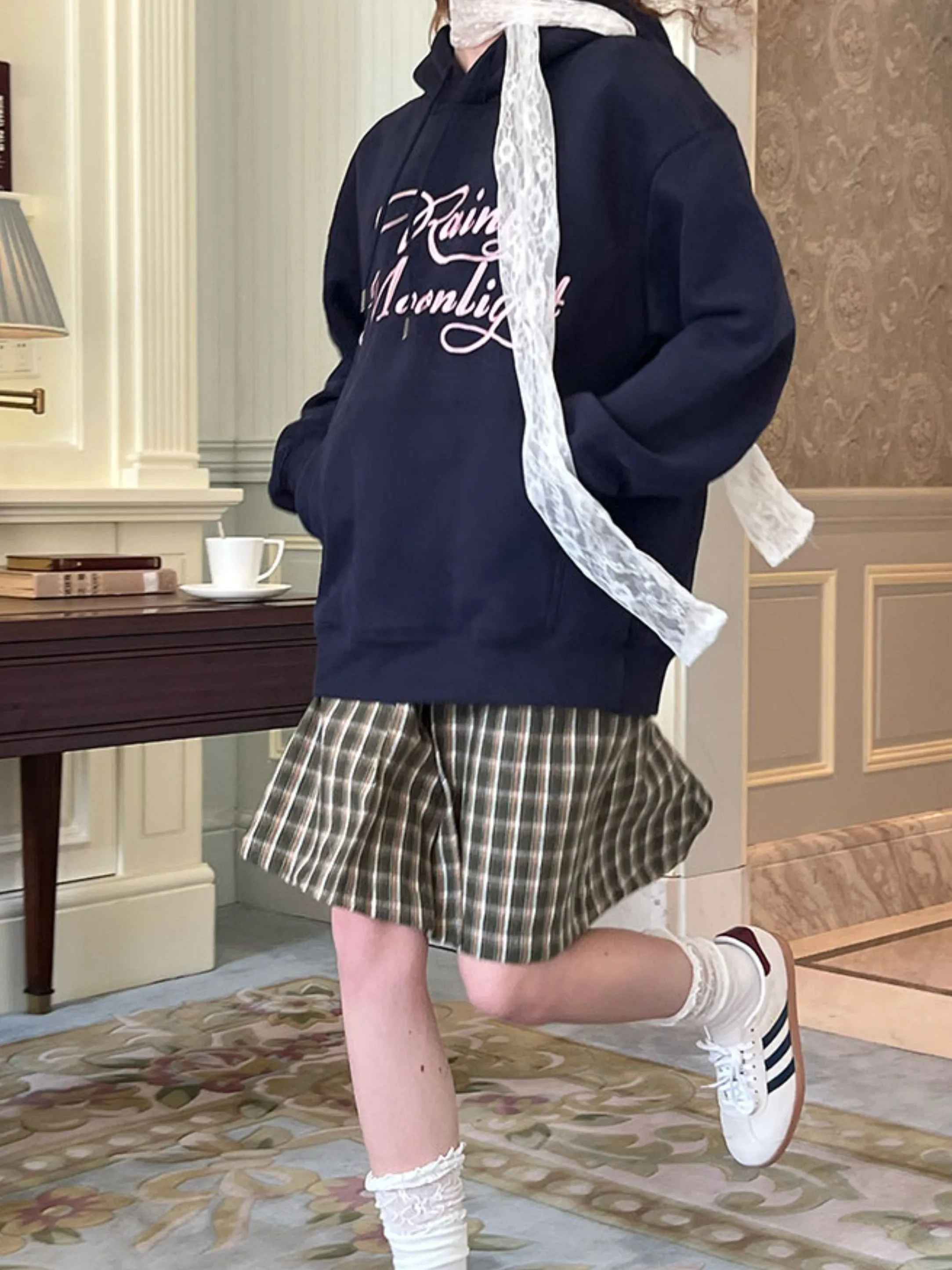 Retro Box Pleated A-line Skirt【s0000003987】