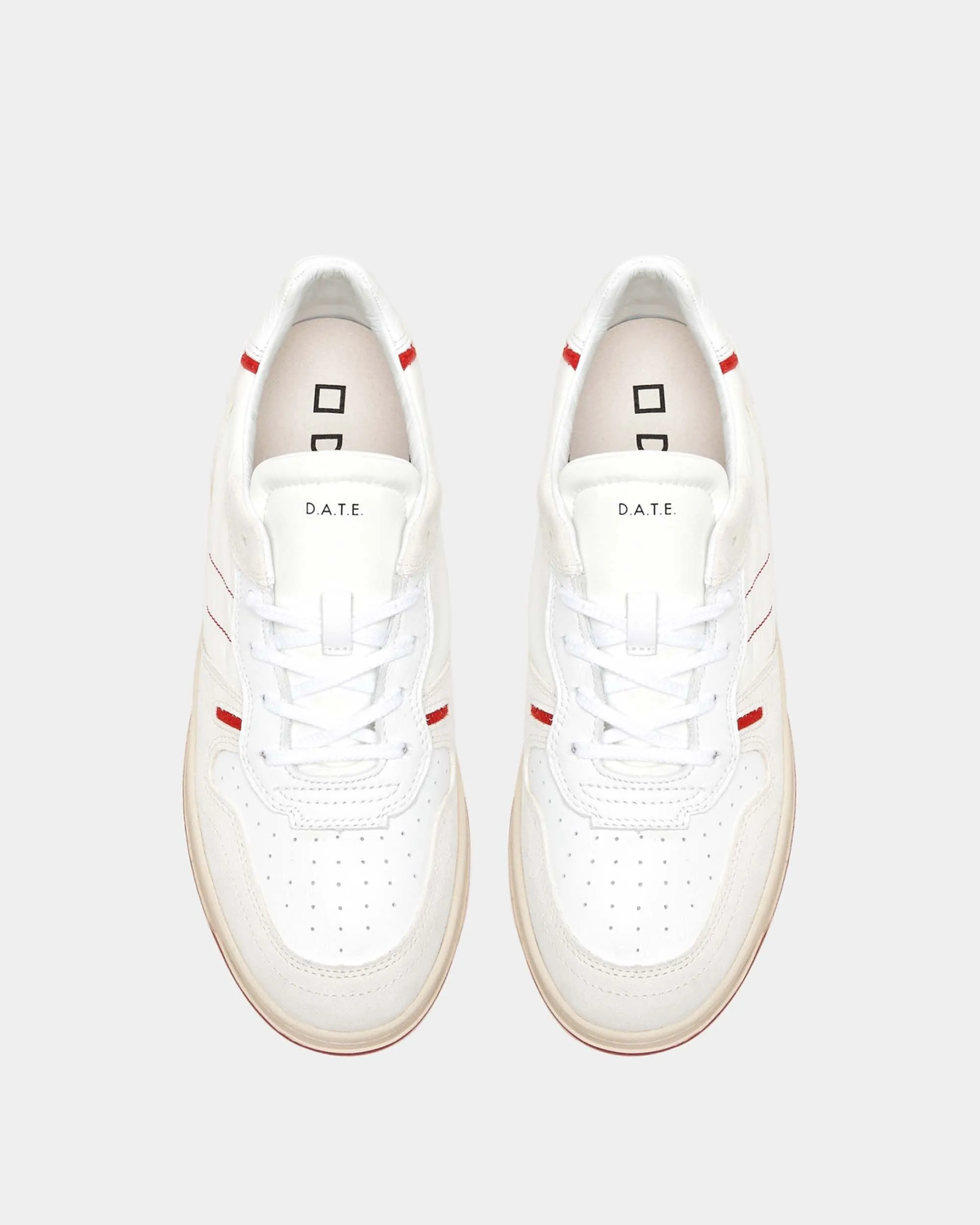 Sneakers DATE Court 2.0 NYLON WHITE - RED