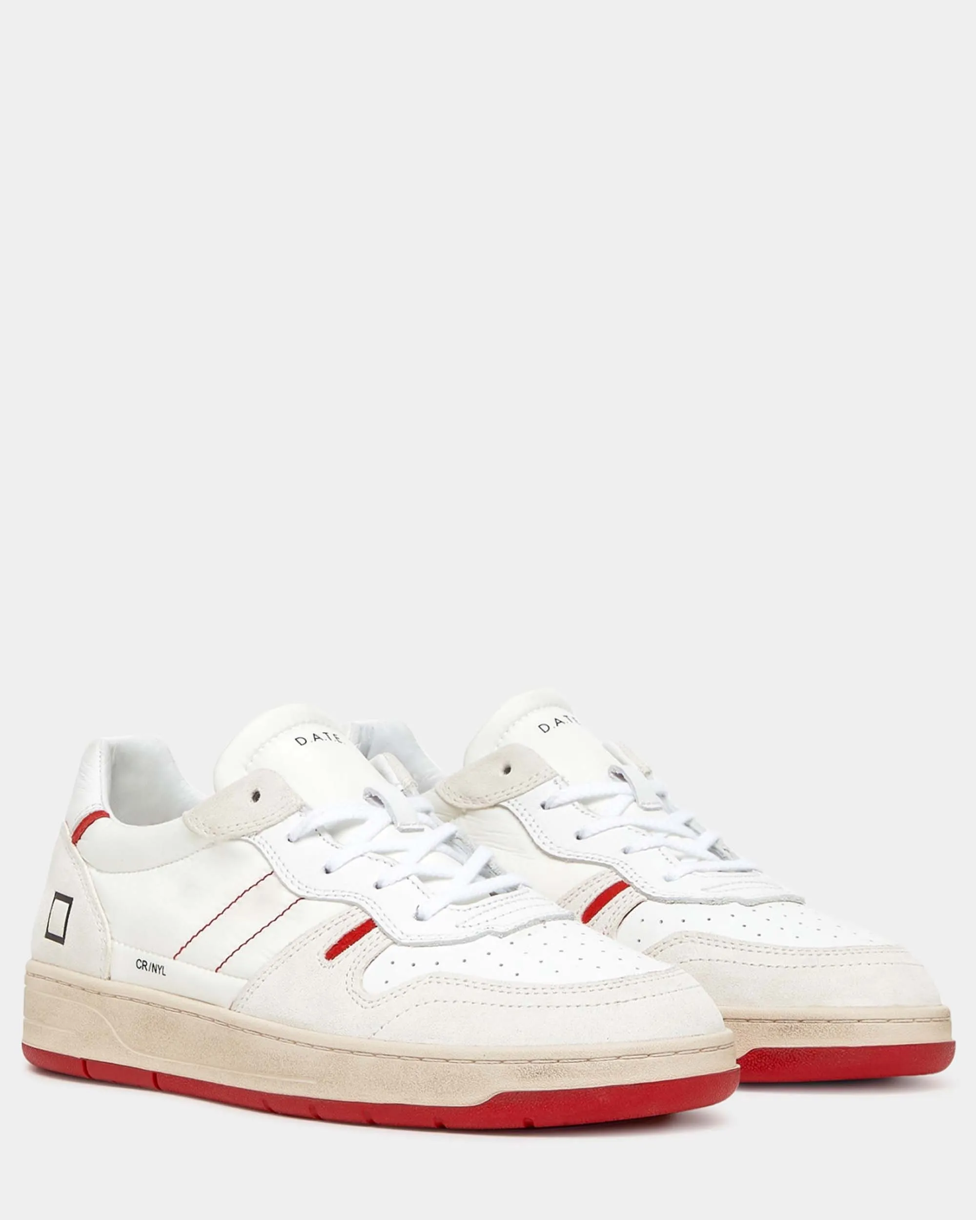 Sneakers DATE Court 2.0 NYLON WHITE - RED