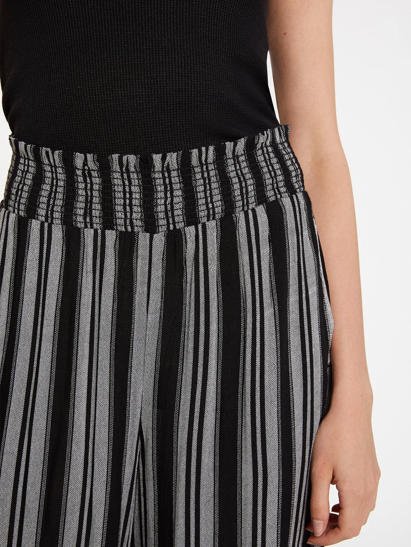 Sunrise Show Pants - Black White