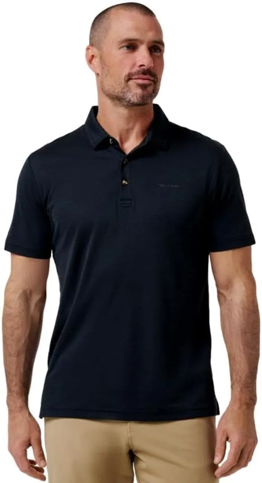 TravisMathew Men's The Zinna 2.0 Polo, Black