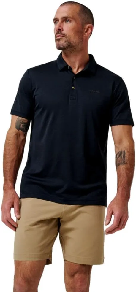 TravisMathew Men's The Zinna 2.0 Polo, Black