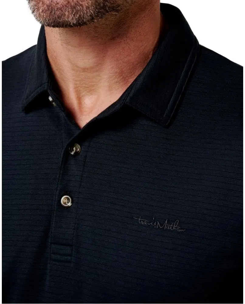 TravisMathew Men's The Zinna 2.0 Polo, Black