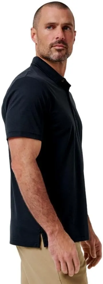 TravisMathew Men's The Zinna 2.0 Polo, Black