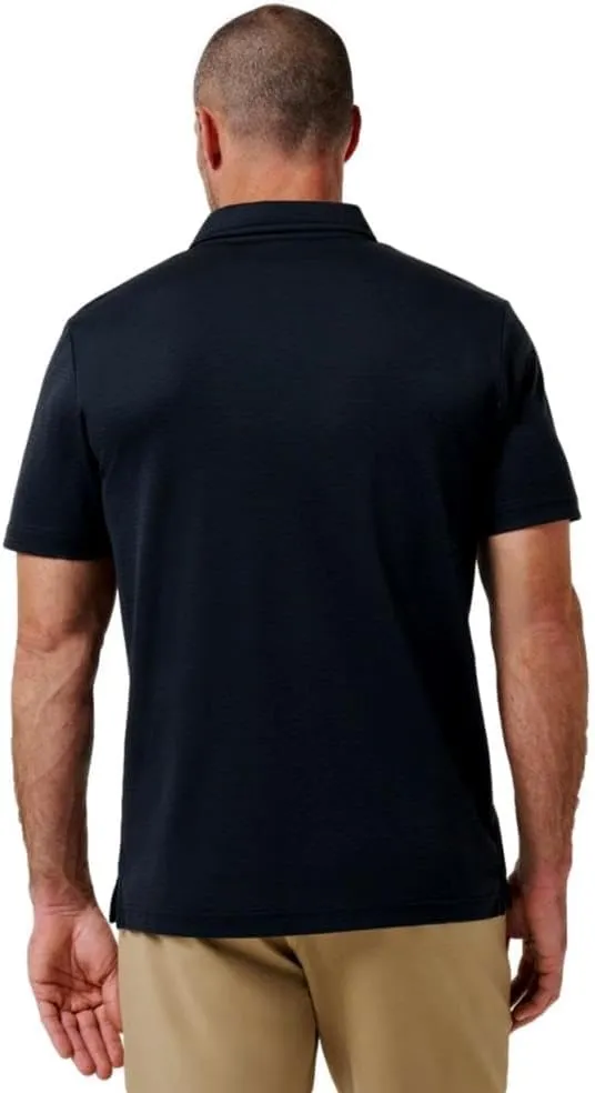 TravisMathew Men's The Zinna 2.0 Polo, Black